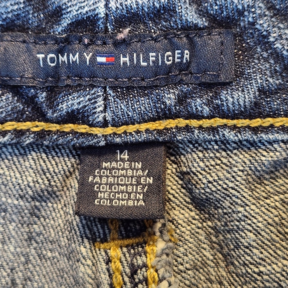 Tommy Hilfiger Blue Denim Jean Shorts - Picture 12 of 13